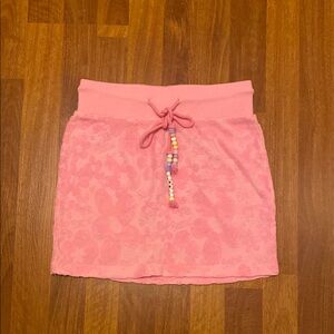 Forever 21 x Barbie Pink Women's Skirt with Beaded Detail